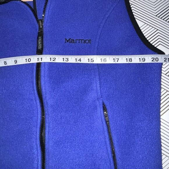 Marmot Full Zip Vest Women's Size M Purple Fleece Outdoor Camp Hike - Picture 5 of 6
